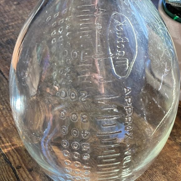 Vintage glass apothecary measure - Picture 3 of 6